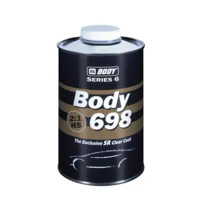 6980000001 — Лак! BODY 698 HS 2:1 2K бесцветный 1л, акриловый BODYPARTS