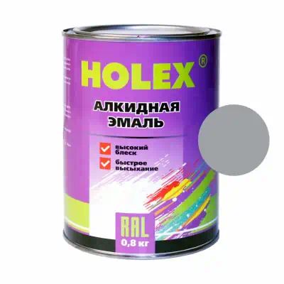 HAS59298 — Эмаль алкидная RAL7040 серая HOLEX 0,8 кг HOLEX