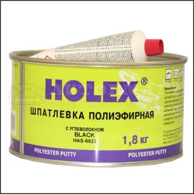 HAS6823 — Шпатлевка с углеволокном HOLEX BLACK 1,8 кг HOLEX
