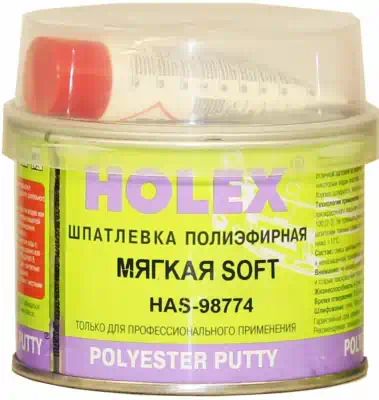 HAS98774 — Шпатлевка HOLEX SOFT мягкая 0,25 кг HOLEX
