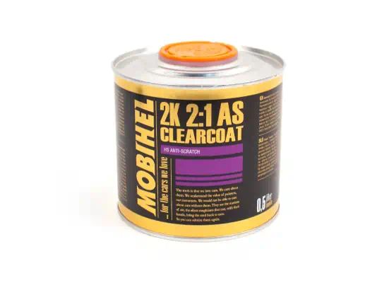 47155201 — Лак MOBIHEL 0,5л банка 2к 2:1 FG ANTISTRATCH + отв 8800 0,25л MOBIHEL