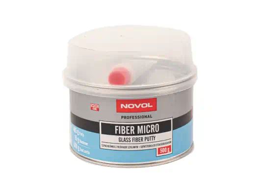 1231 — Шпатлевка FIBER MICRO п/э со стеклянным волокном для небольших поверхностей, 500гр. NOVOL 1231 NOVOL