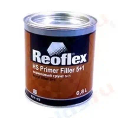 RXF03W — Грунт REOFLEX акриловый 5+1 белый 0,8 л+0,16 л REOFLEX
