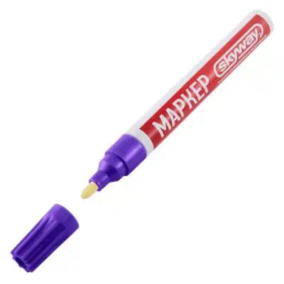 S03501005 — Маркер универсальный с наконечником из фетра, цвет фиолетовый SKYWAY