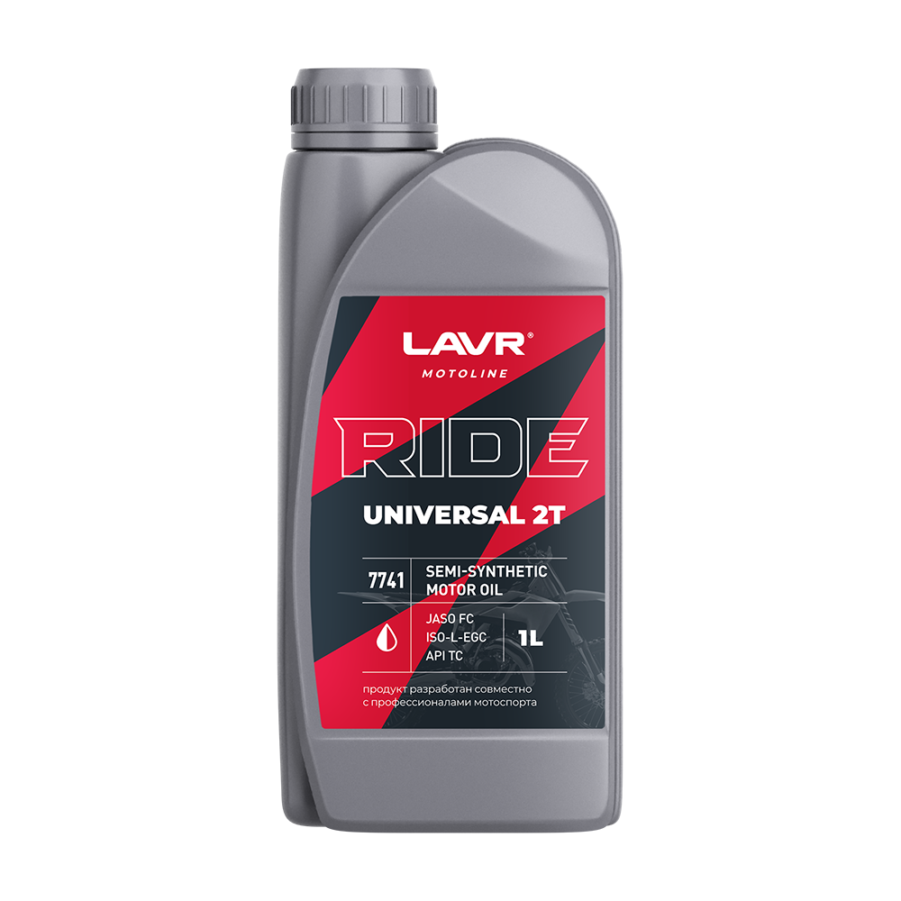 LN7741 — Масло MOTO GT RIDE UNIVERSAL 2T FC 1л LAVR