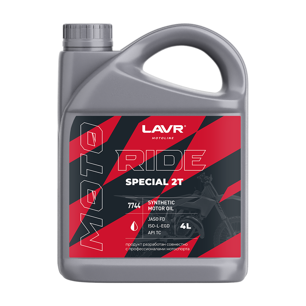 LN7744 — Масло MOTO GT RIDE SPECIAL 2T FD 4л LAVR