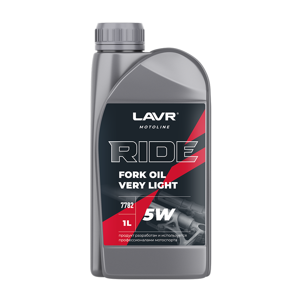 LN7782 — Масло MOTO вилочное RIDE Fork oil 5w 1л LAVR