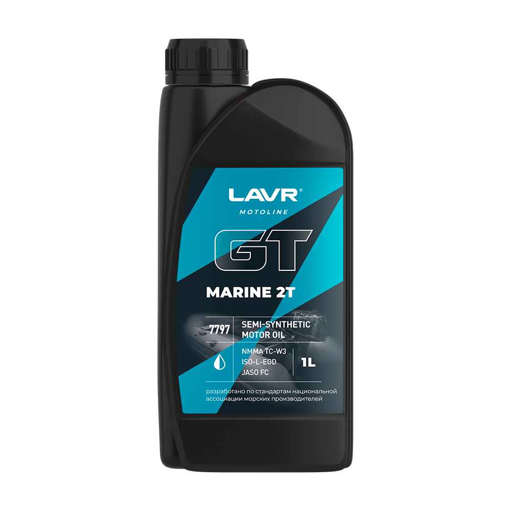 LN7797 — Масло MOTO GT Marine 2T FC 1л LAVR