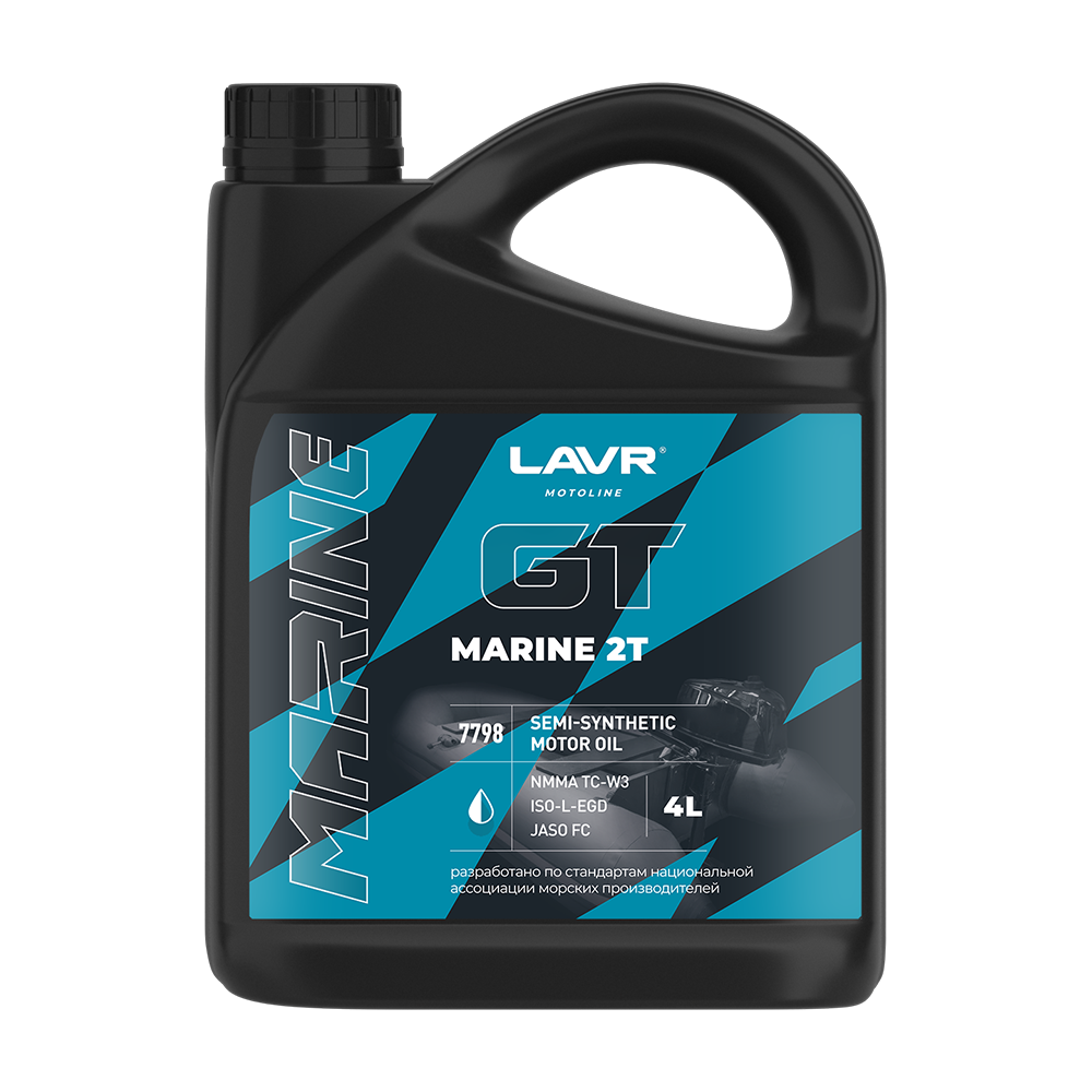 LN7798 — Масло MOTO GT Marine 2T FC 4л LAVR