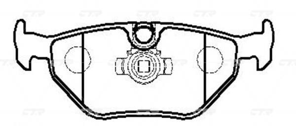 CKB5 — Колодки тормозные CTR