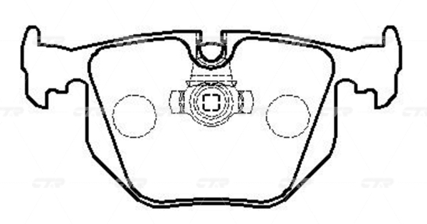 CKB7 — Колодки тормозные дисковые CTR