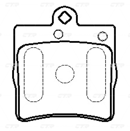 CKBZ35 — Тормозные колодки CTR