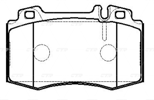 CKBZ7 — Колодки дисковые CTR