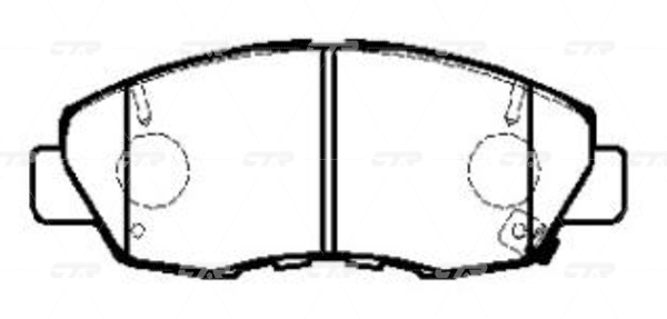 CKHO66 — Колодки тормозные CTR