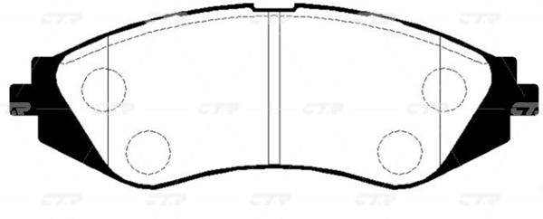 CKKD5 — Колодки дисковые передние!Daewoo Leganza 2.0 16V CTR