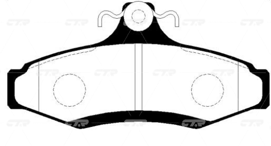 CKKD7 — CKKD-7_колодки дисковые задние Daewoo Leganza 2.0i2.2i 16VNubira 2.0i 16V 97-03 CTR