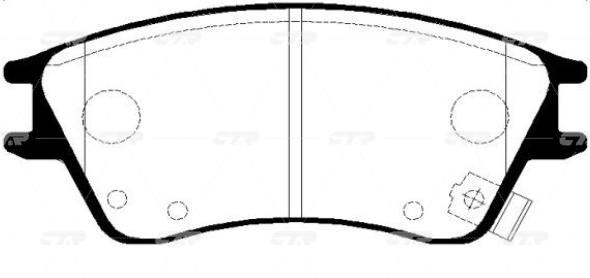 CKKH20 — Колодки тормозные CTR