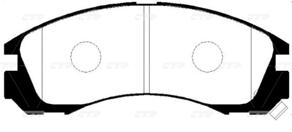 CKKH25 — Колодки MITSUBISHI Outlander CTR