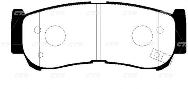 CKKH32 — Колодки тормозные дисковые CTR