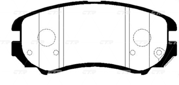 CKKH37 — Колодки HYUNDAI Elantra (HD) CTR