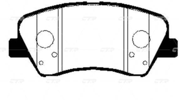 CKKH44 — Колодки KIA (CEED (JD),CEE`D SPORTSWAGON (JD),PRO CEED (JD))/HYUNDAI (ELANTRA (MD,UD),I30) CTR