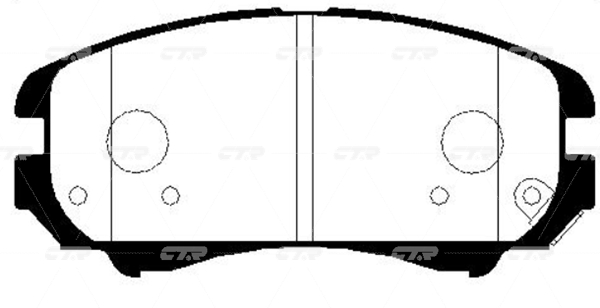 CKKK1 — Колодки HYUNDAI Tucson (JM),Coupe(GK)/KIA CTR