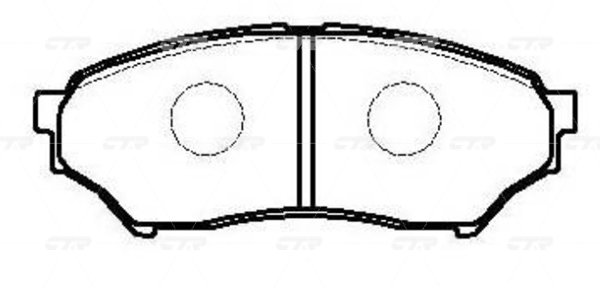 CKM35 — Колодки тормозные CTR