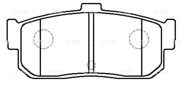 CKN103 — Колодки тормозные дисковые CTR