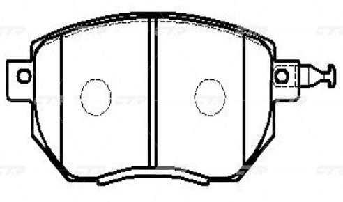 CKN20 — Колодки NISSAN MURANO I (Z50)/INFINITI (FX) CTR