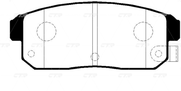 CKSS3 — Колодки тормозные CTR