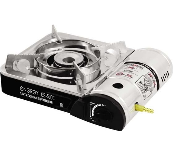 146024 — Газовая портативная плита ENERGY GS500C, кейс, 146024 ENERGY
