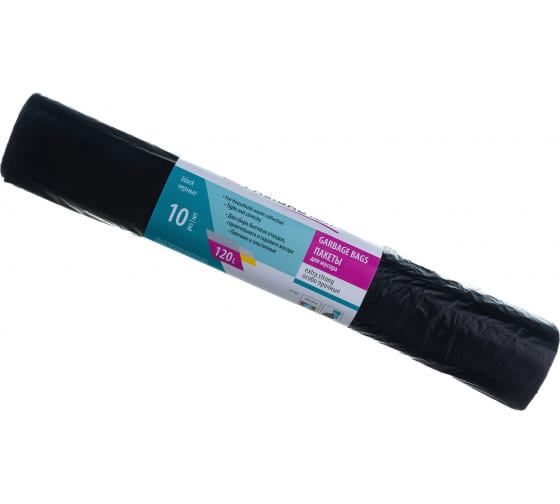 927265 — Пакеты для усора пвд прочные черные длинный ролик PALISAD