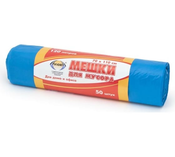 106022 — AVIORA пакет для мусора пнд синие, 50 шт 106022 AVIORA