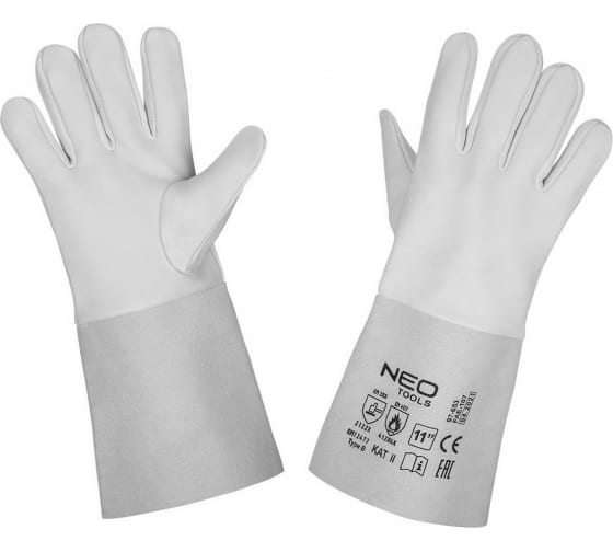 97653 — NEO TOOLS перчатки сварочные 11 CE 97653 NEO KOREA