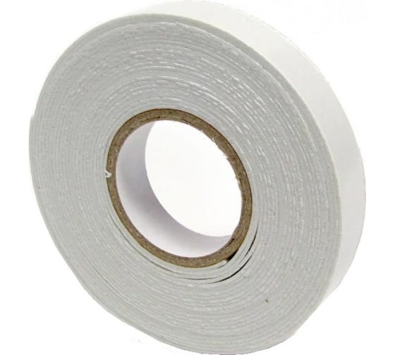 EV155W — СкотчдвухстороннийMEGAPOWER15ммх5м(белый) MEGAPOWER