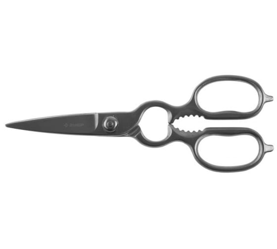 40488 — Ножницы зубр мастер кухонные  цельнометаллические  215мм ЗУБР