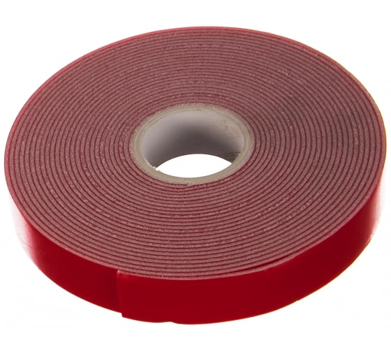 ET155PRO — Лента двусторонняя клейкая профессиональный красный MEGAPOWER