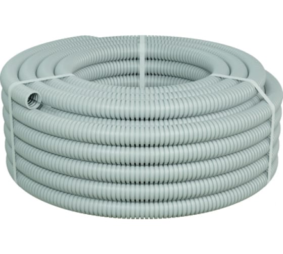 20132HFRUF — Гофрированная труба экопласт пндFRUF легкая, с зондом, без галогена, т/г, атмосферостойкая, диам. 32мм (25м) 20132HFRUF ЭКОПЛАСТ