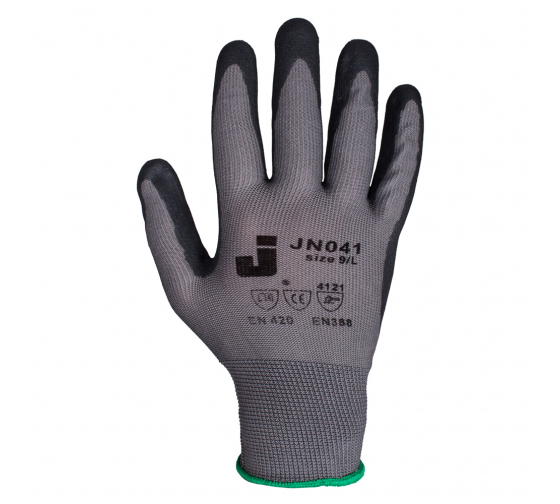 JN041L — Перчатки с пенонитриловым покрытием JETASAFETY 12 пар JN041/L JETA SAFETY