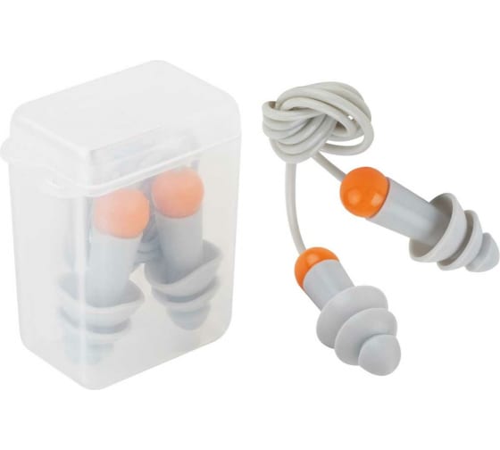 JEM31 — Противошумные многоразовые силиконовые беруши со шнурком JETA SAFETY SONIDO MAX в чехле JEM31 JETA SAFETY