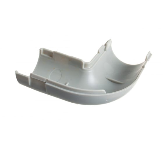 412255 — Угол 90 градусов экопласт CI25G 2части стандарт для труб D25мм, 5шт 412255 ЭКОПЛАСТ