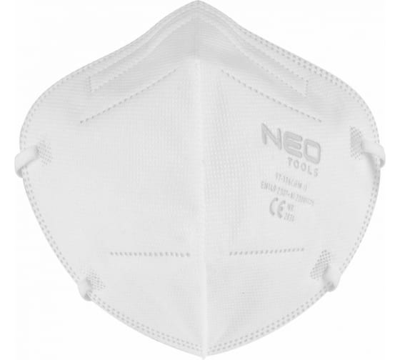 9733620 — Противопылевая полумаска NEO TOOLS FFP1, 20 шт. 9733620 NEO KOREA