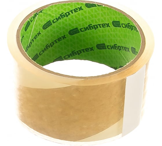 88736 — Клейкая лента, 50 мкм, 48 мм х 66 м, цвет прозрачный СИБРТЕХ