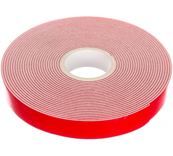 ET125PRO — Скотч двухсторонний 12ммх5м красный PRO MEGAPOWER MEGAPOWER