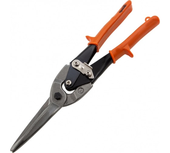 783165 — Ножницы по металлу, удлиненные, 290 мм, пряморежущие, обрезиненные рукоятки SPARTA
