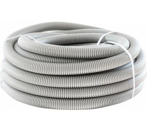 1014020 — Труба пвх экопласт гофрированная легкая, с зондом диаметр 40 мм, 20м 1014020 ЭКОПЛАСТ