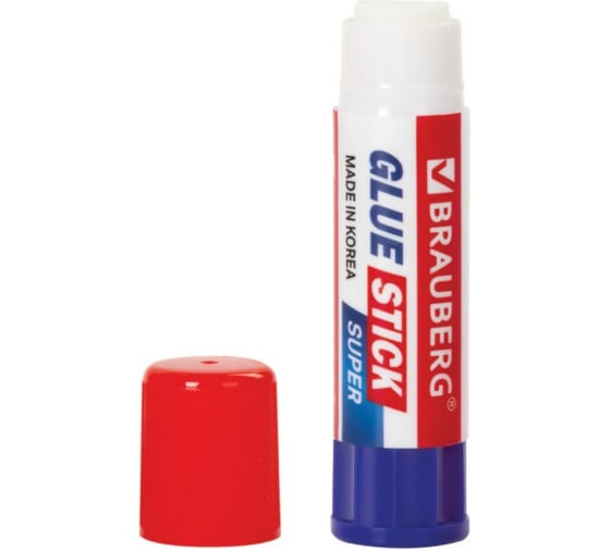 229541 — BRAUBERG клейкарандаш SUPER, 15 г, южная корея, 229541 BRAUBERG