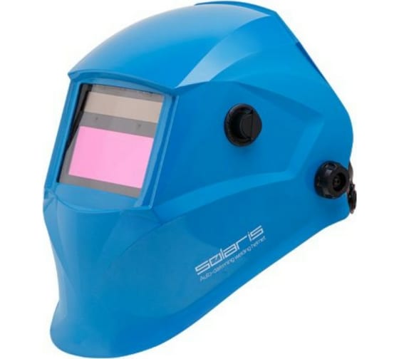 ASF520SPBL — Щиток сварщика  с самозатемняющимся светофильтром SOLARIS ASF520S (голубой глянец) SOLARIS