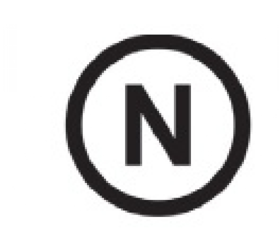 SQ08170039 — Символ N TDM D=20мм SQ08170039 TDM ELECTRIC