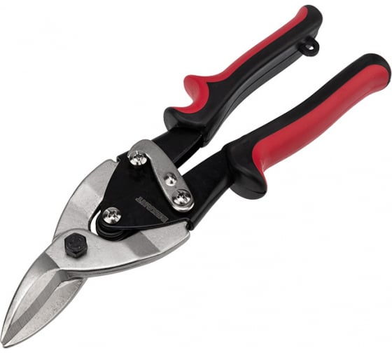 124631 — Ножницы по металлу левые 260мм никелированные, двухкомпонентные рукоятки REXANT REXANT